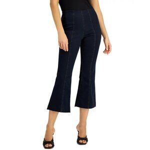INC International Concepts Womens Size 4 High Rise Crop Flare Pull-On Jeans $59